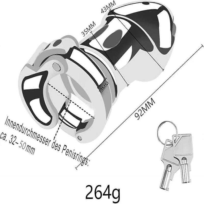 Stainless Steel Chastity Cage For Men Adjustable Chastity Belt Small Extreme Restriction Sissy Cage