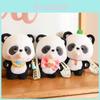 Schattige Chengdu Panda Pluche Sleutelhanger Souvenir Schattig Bellenblazende Panda Speeltje Voor Kinderen