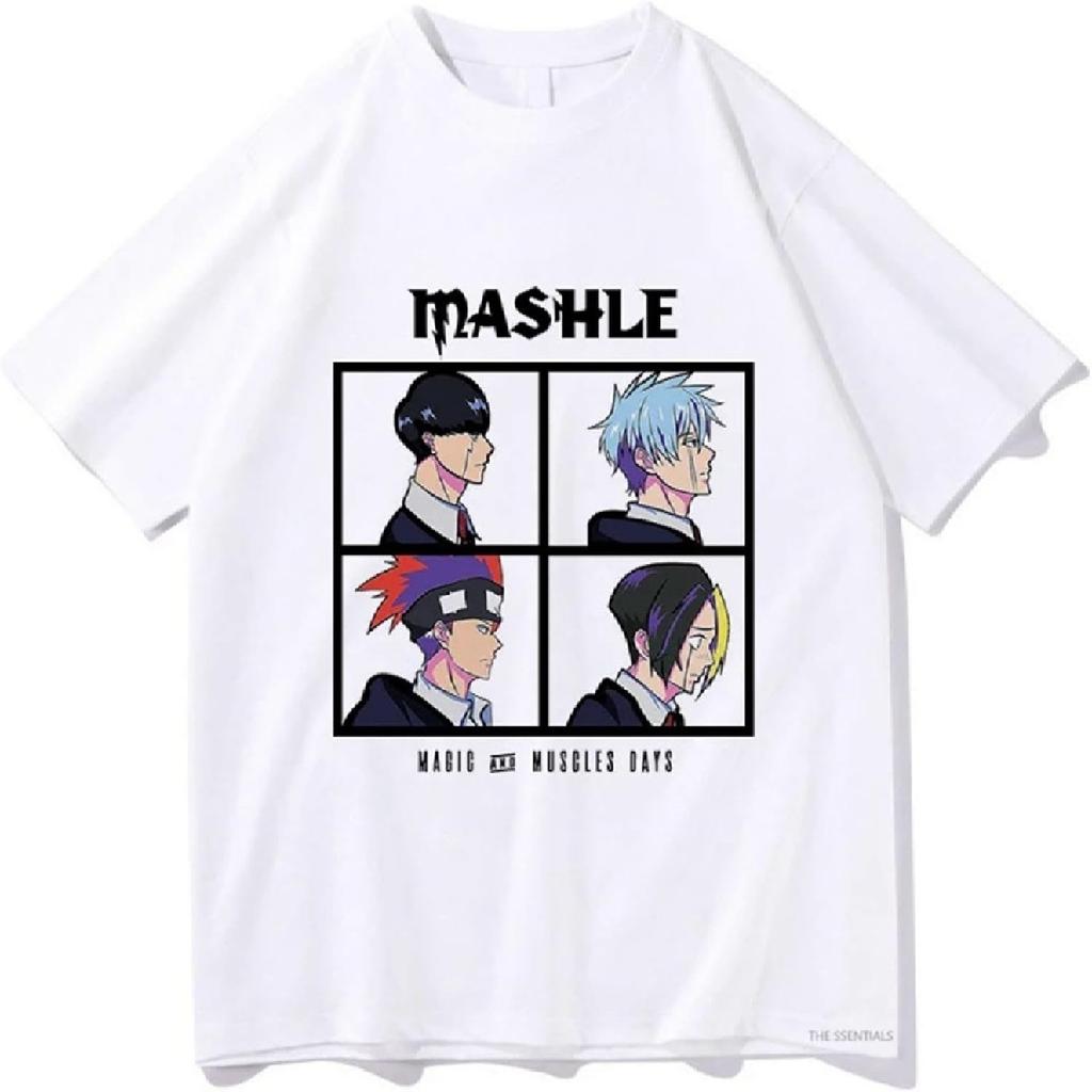 Anime Mashle_ Magic and Muscles T-Shirt Mash Burnedead Tops Tee Short Sleeve Costume