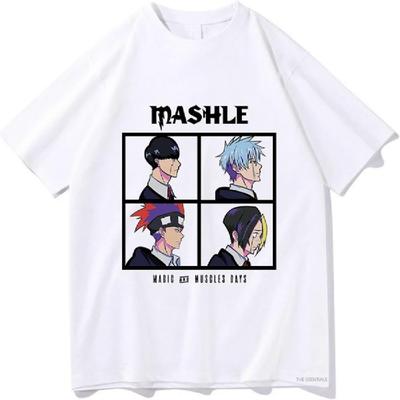 Anime Mashle_ Magic and Muscles T-Shirt Mash Burnedead Tops Tee Short Sleeve Costume