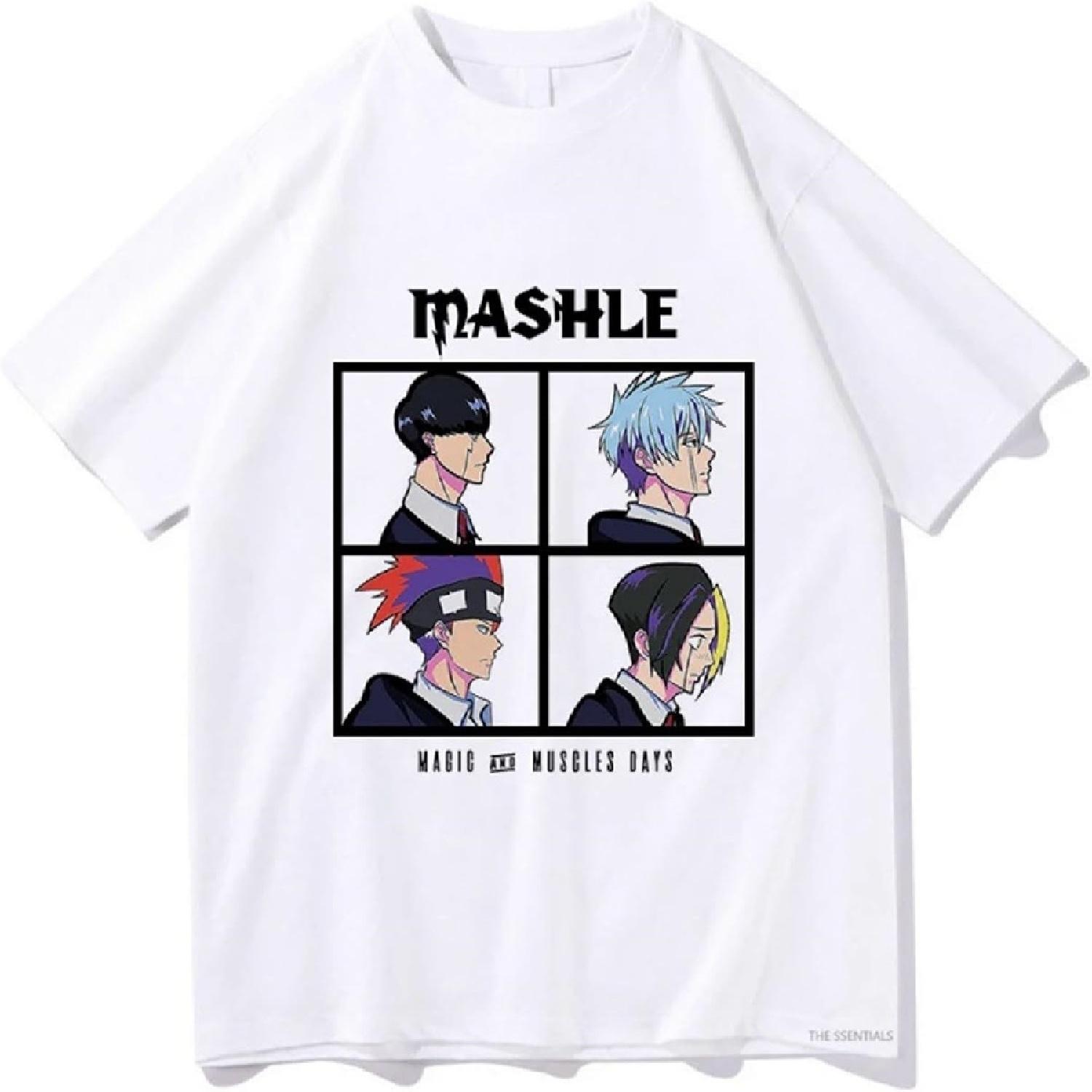 

Anime Mashle_ Magic and Muscles T-Shirt Mash Burnedead Tops Tee Short Sleeve Costume XXXXXL