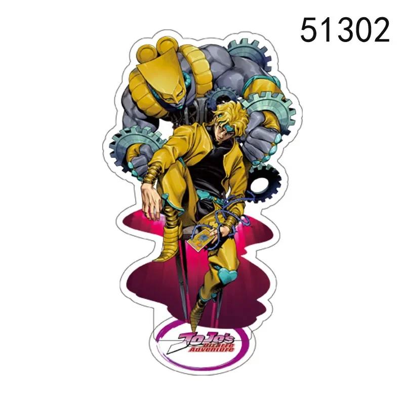 Anime Figure JoJo Bizarre Adventure Cute Cosplay Acrylic Stand Model Plate Desk Decor Standing Sign Keychain Friend Gifts