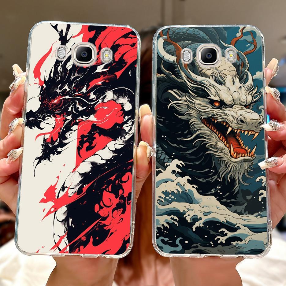 For Samsung Galaxy J3 J5 J7 2016 Case J320F J510F J710F New Luxury Painted Cover Soft Slim Phone Case For Samsung J7 2016 Fundas