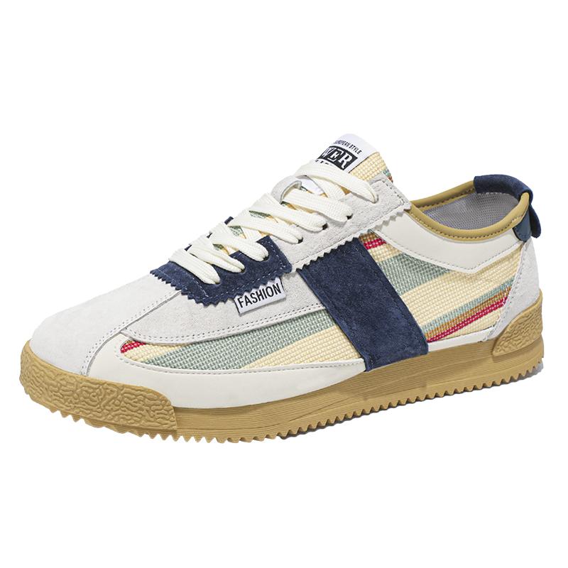 

Men s Classic Running Shoes Lace Up Soft Sole Walking Shoes Breathable Flat Bottom Sports Shoes Couple Casual Shoes Tennis Shoes 39