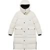 Unisex Goose Down Long Hooded Winter Jacket
