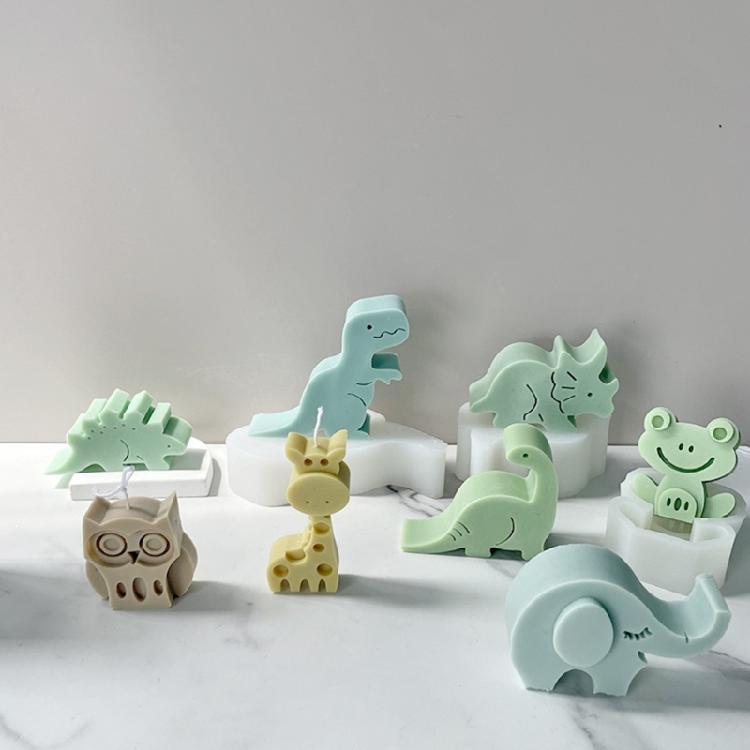 Animal Candle Molds for DIY Candle Soap Fondant Decorations Baking