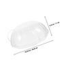 Reusable Microwave Splatter Cover Food Cover for Microwave Oven Dish Protector Oil-Proof High-Temp Safe Seal Freshness Retainer