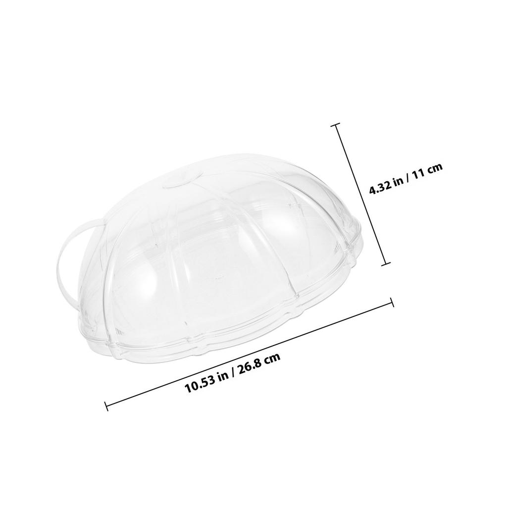 Reusable Microwave Splatter Cover Food Cover for Microwave Oven Dish Protector Oil-Proof High-Temp Safe Seal Freshness Retainer