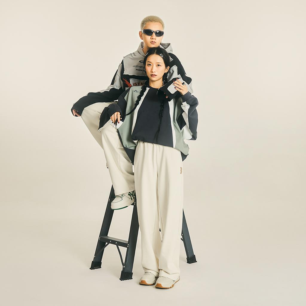 New MLB Casual Pants Unisex Dark Cream 3APTB0234-43CRD