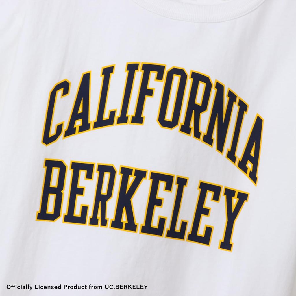 Champion Short Sleeve College Licensed Graphic UC Berkeley Made In Size L T-Shirt, 100% Cotton, 7oz, Print, T1011, Heavyweight, USA, C5-X304, Men's
