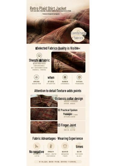 Girls' Korean Style Plaid Shirt - Cozy & Trendy Autumn Outerwear