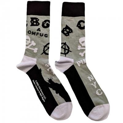 CBGB Calcetines unisex con logo para adulto