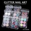 Nail Art Sequins Super Glitter Powder Symphony Combination Sequins Diy Nail Decoration 6 Color Set