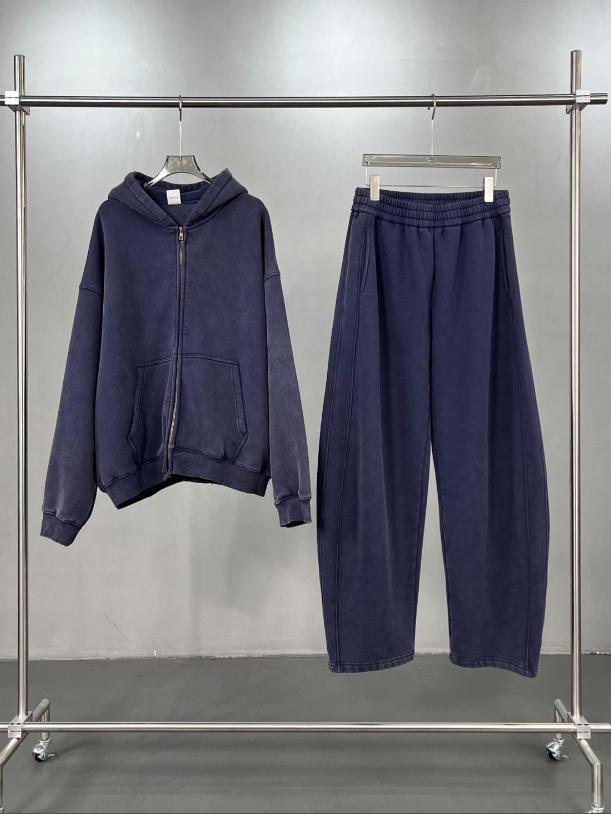 Trendy Unisex Oversized Velvet-Lined Winter Zipper Hoodie