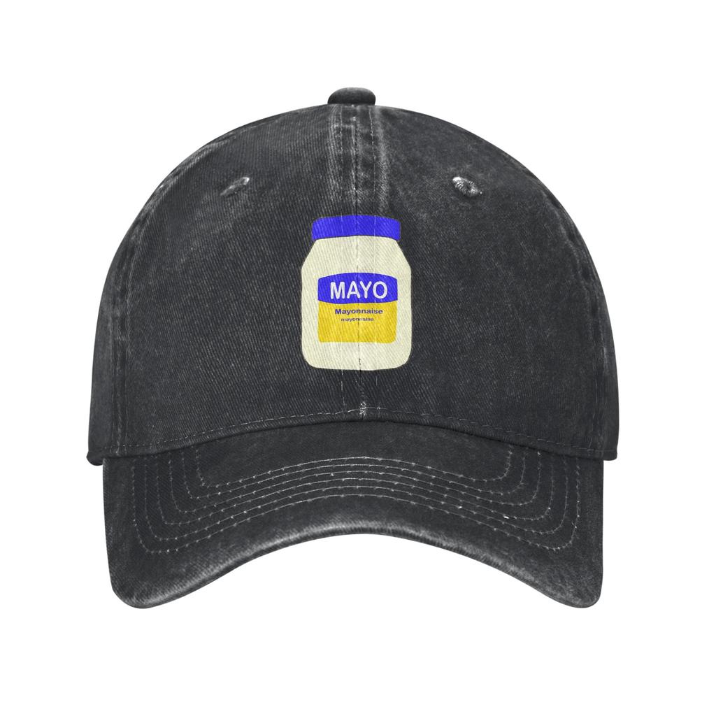 Unisex Baseball Hats Mayonnaise Washed Denim Outdoor Baseball Caps Hip Hop Cap Casquette