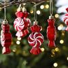Multifunctional Candy Christmas Decoration DIY Painted Ornaments Hexagonal Star Decoration Hanging Christmas Decoration