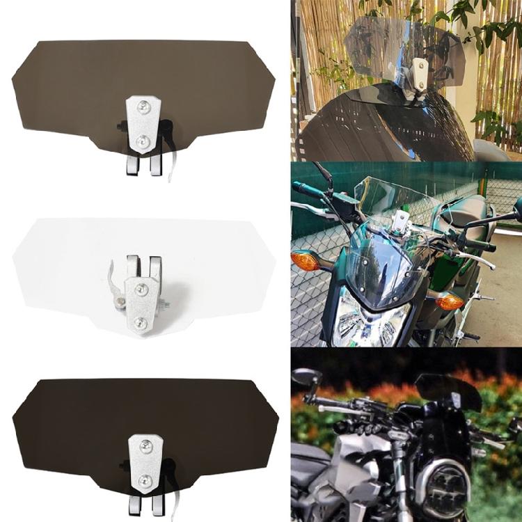 Clip On Windscreen Extension Height Adjustable Windshield Extension Motorcycle Wind Deflector Windshield