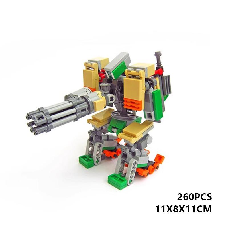 Building Block Compatible 65928 Overwatch Fortress Building Block Creative Splicing, Educational Toy Gift