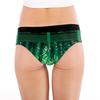 2024 Autumn Women's Christmas Green Digital Print Briefs