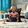 B-boxing legend M-Mike Tyson Pillow Case Square Double-Sided Sofa Cushion Cover Bedroom Bedside Pillow