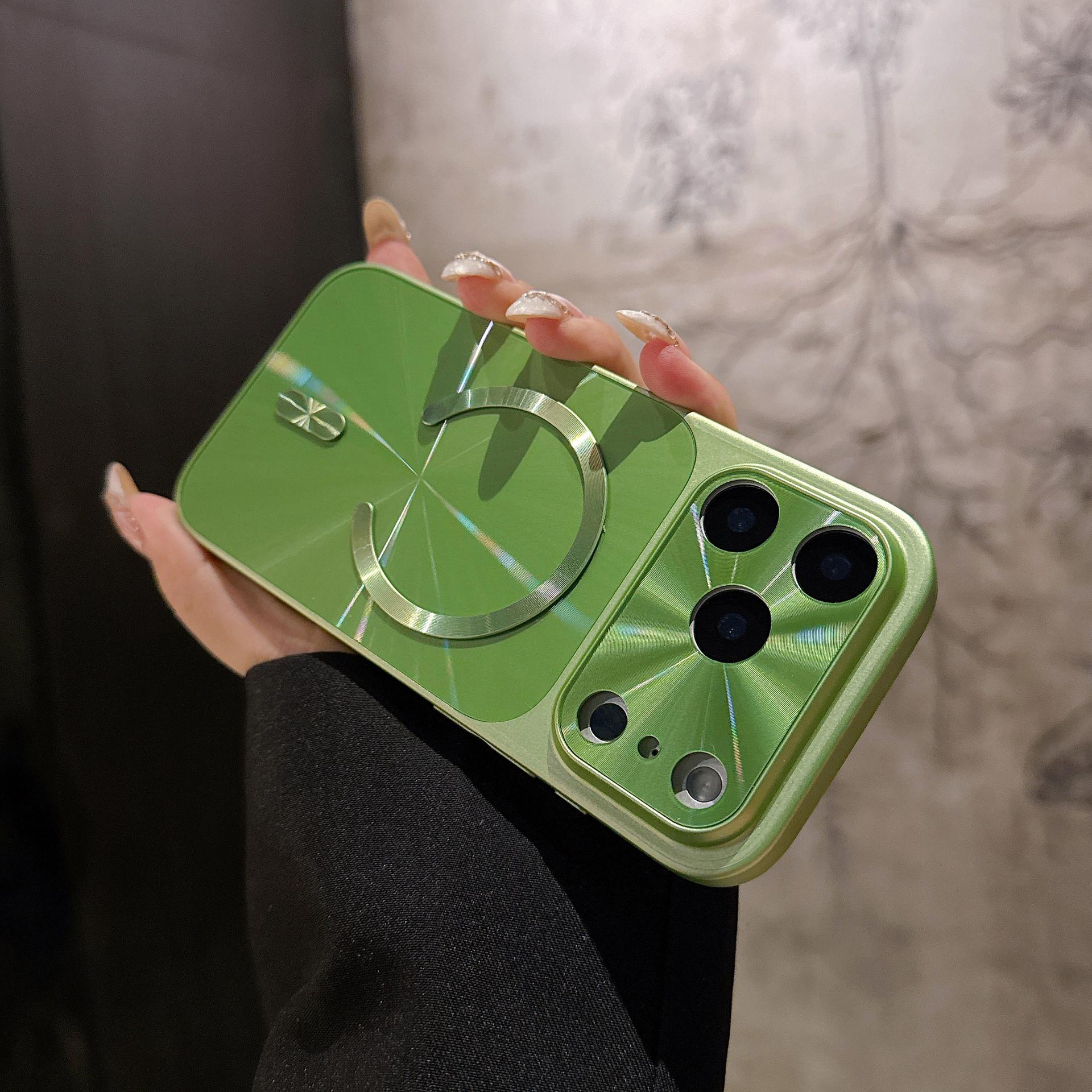 

Aurora Magnetic CD Pattern Drop-proof Case for iPhone 17 PRO MAX with Instant Big Window iPhone 13 Pro