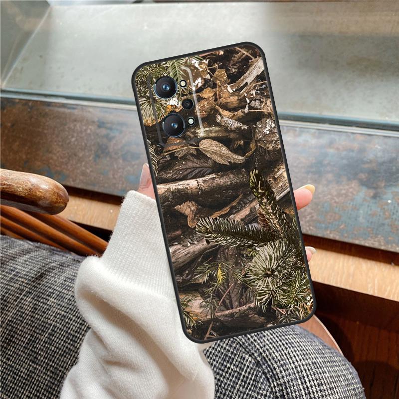 Camouflage Hunting Case For Realme 13 Pro Plus 11 12 14 C71 C75 C55 C51 C53 C25 C63 C61 C65 C67 GT6 GT7 15 Pro