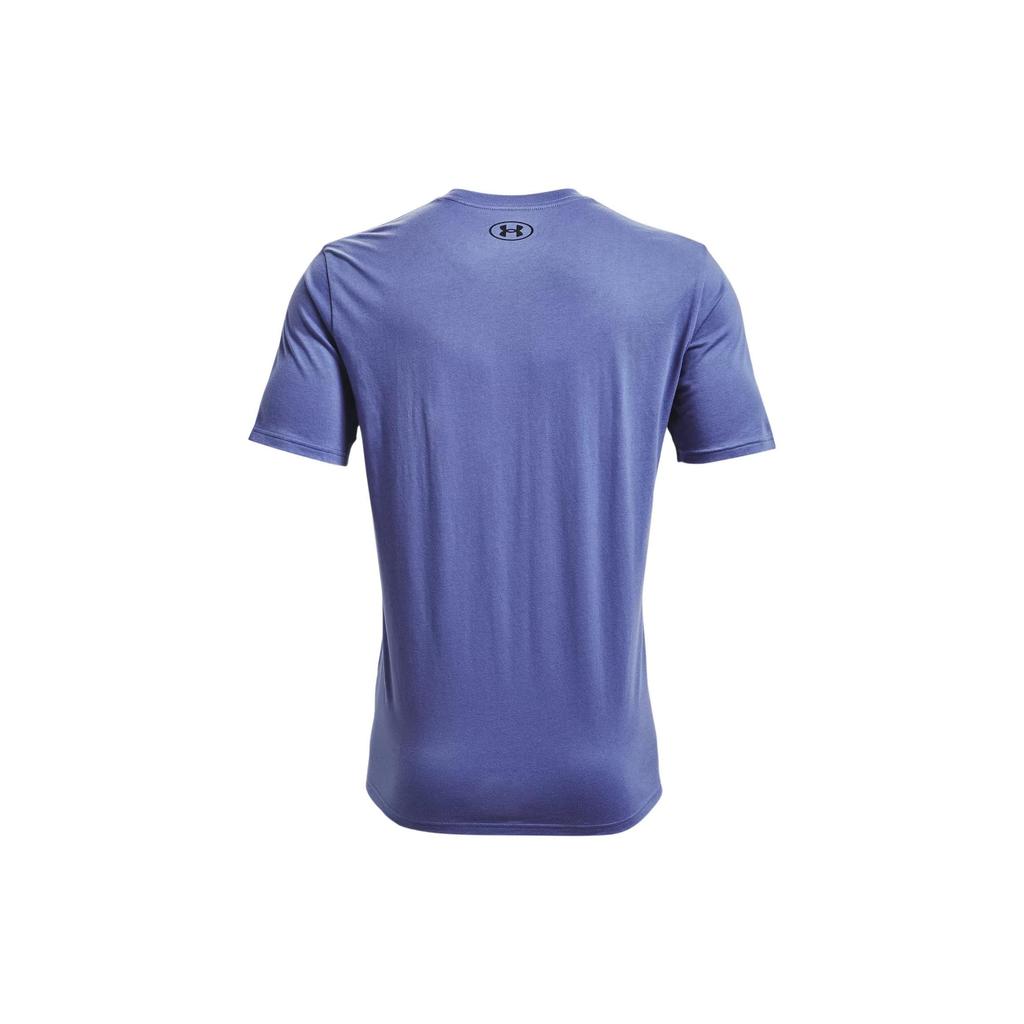 Under Armour Collegiate Casual Breathable Loose Training Short Sleeve T-Shirt Men Tops Purple 1361671-561