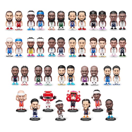 ZURU's Surprise NBA Baller Series, 25 Pieces. NBA Licensed Collector's Item. Surprise Unboxing Basketball Collector's Sports Toy. Suitable for Ages 3
