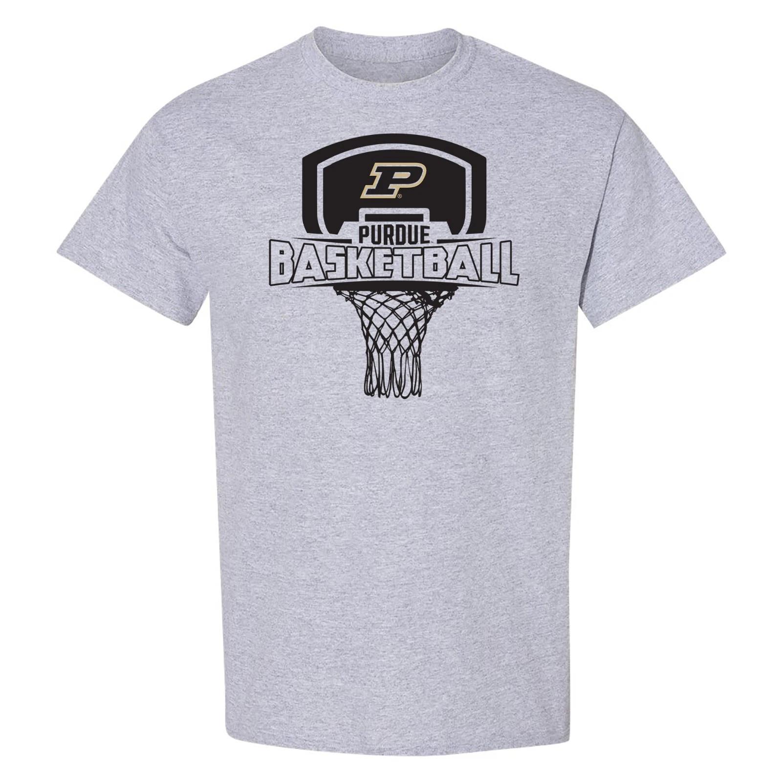 Purdue Boilermakers Basketball Board T-Shirt - Sport Grey 3XL