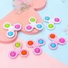Gyroscope Plastic Toy With Bubble Push And Spin Features For Relaxation Gift