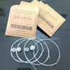 Nylon Ukulele Strings, Replacement Ukulele Accessories, 3 Full Sets (Colorful, Clear, White)