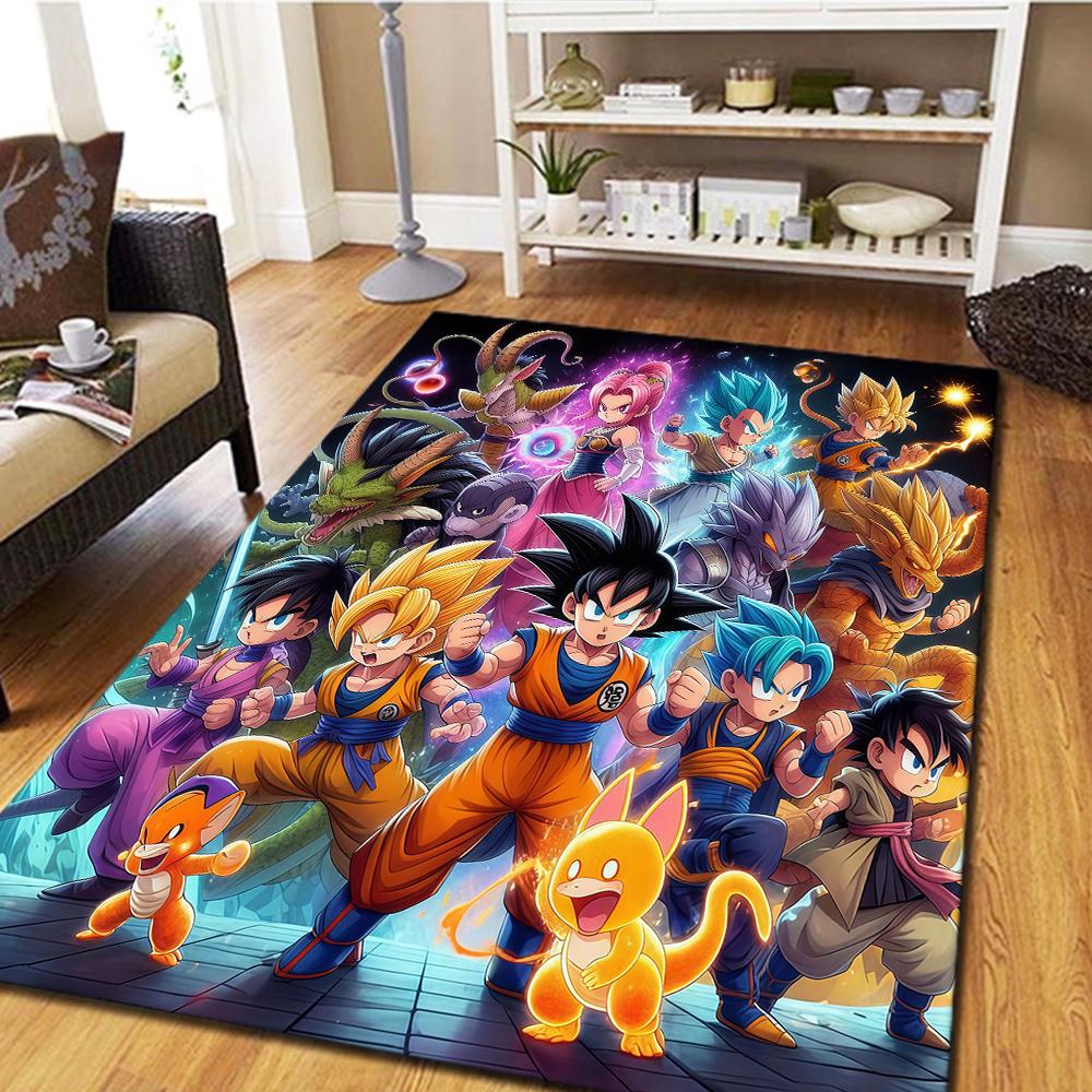 Dragon Ball Super Carpet, Cool Movie Mat for Home Decor, Digital Print Bedroom Floor Rug, Living Room -HYQ7