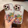 Color Flower Doll for iPhone17ProMax Mobile Phone Case 14 Apple 13 Transparent 12/15 Soft Case 16