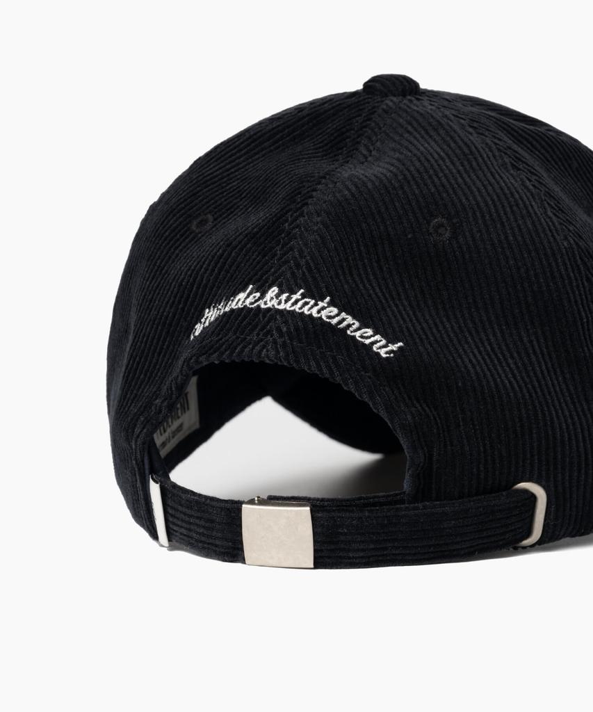 TTUDEMENT Corduroy Logo Ballcap Navy
