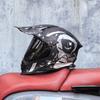 LVS-800 Kask Motocrossowy dla Dorosłych Kask Full Face Crossowy Kask Off Road Certyfikat Dot Podwójna Szyba Dopasowanie