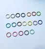 Bulk 1000pcs Colorful Jump Ring Earring Bracelet Accessory Opener Ring Maker for Earring Key Chain Connector Jewelry Findings
