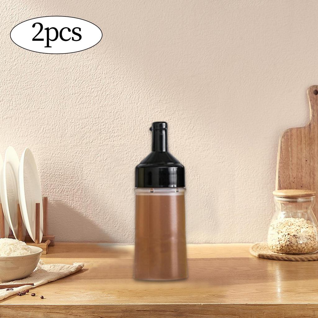 2 Pieces Condiment Dispenser Salad Dressing Bottle Tomato Ketchup for Kitchen