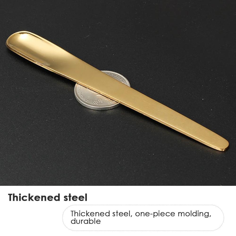 5 stk Kaffeskje Rustfritt Stål Flat Skje For Dessert Liten Kaffeskje Mikser Rørepinne Kjøkken Bordbestikk skje