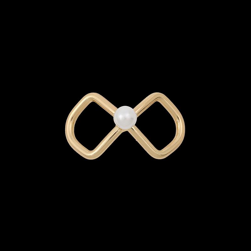 Fashion Pearl Rhinestone Brooches for Women Square Scarf Buckle Geometry Cross Brooch Pin Metal Ring Clothing Accessories