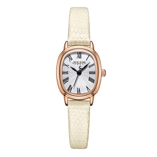 

[JULIUS] JULIUS Round Women s Leather Watch JA-1301 D