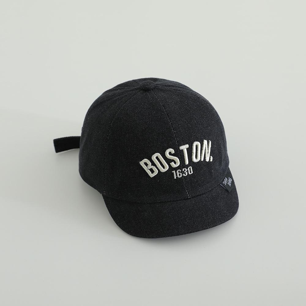 Summer Boy Girl Short Brim Duck Tongue Caps 48-50cm Letter Baby Spring Baseball Caps Outdoor Kids Sunscreen Duckbill Hats