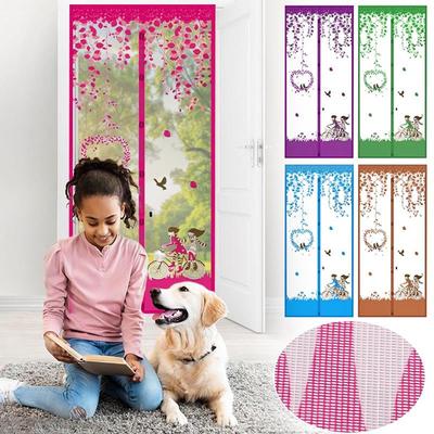 Perdele pentru ușă cu ecran magnetic, anti țânțari, insecte, insecte, insecte, cu închidere automată, perdele pentru ușă de ventilație de uz casnic