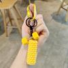 Mini Foam Roller Dumbbell Keychain: Stylish Fitness Pendant Gift for Men & Women