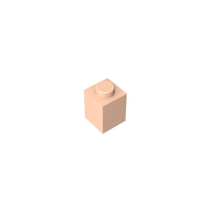 50g/116Pcs 3005 1x1 Building Block Moc High 1-Hole Color Spare Parts Compatible with Brick DIY Children's Toy Assembly