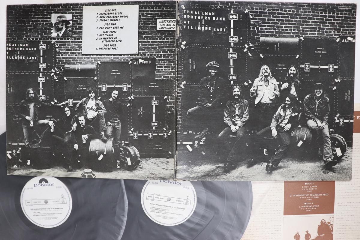 LP Record ALLMAN BROTHERS BAND  Allman Brothers Band At Fillmore Ea 35MM0099PROMO POLYDOR 1981 Japan Rock Used