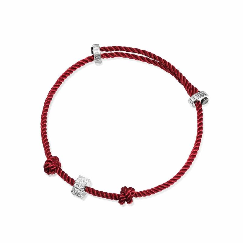 APM Monaco Bracelet [Romantic Confession] Year of the Snake, zodiac year, luck, fortune, couple slip ring Red string wishing bracelet F Endless love