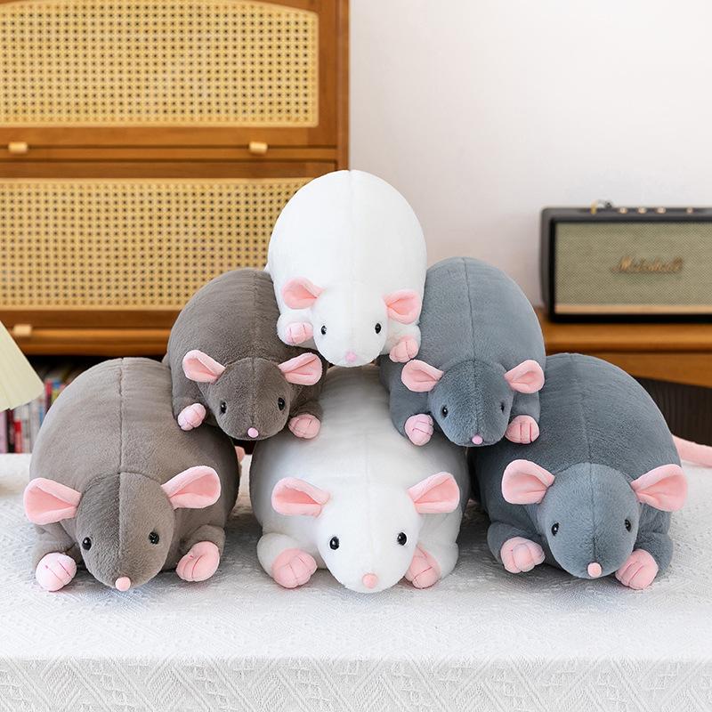 Flower Branch Mouse Doll Southern Big Mouse Doll Mouse Plush Toy Tricky Birthday Gift
