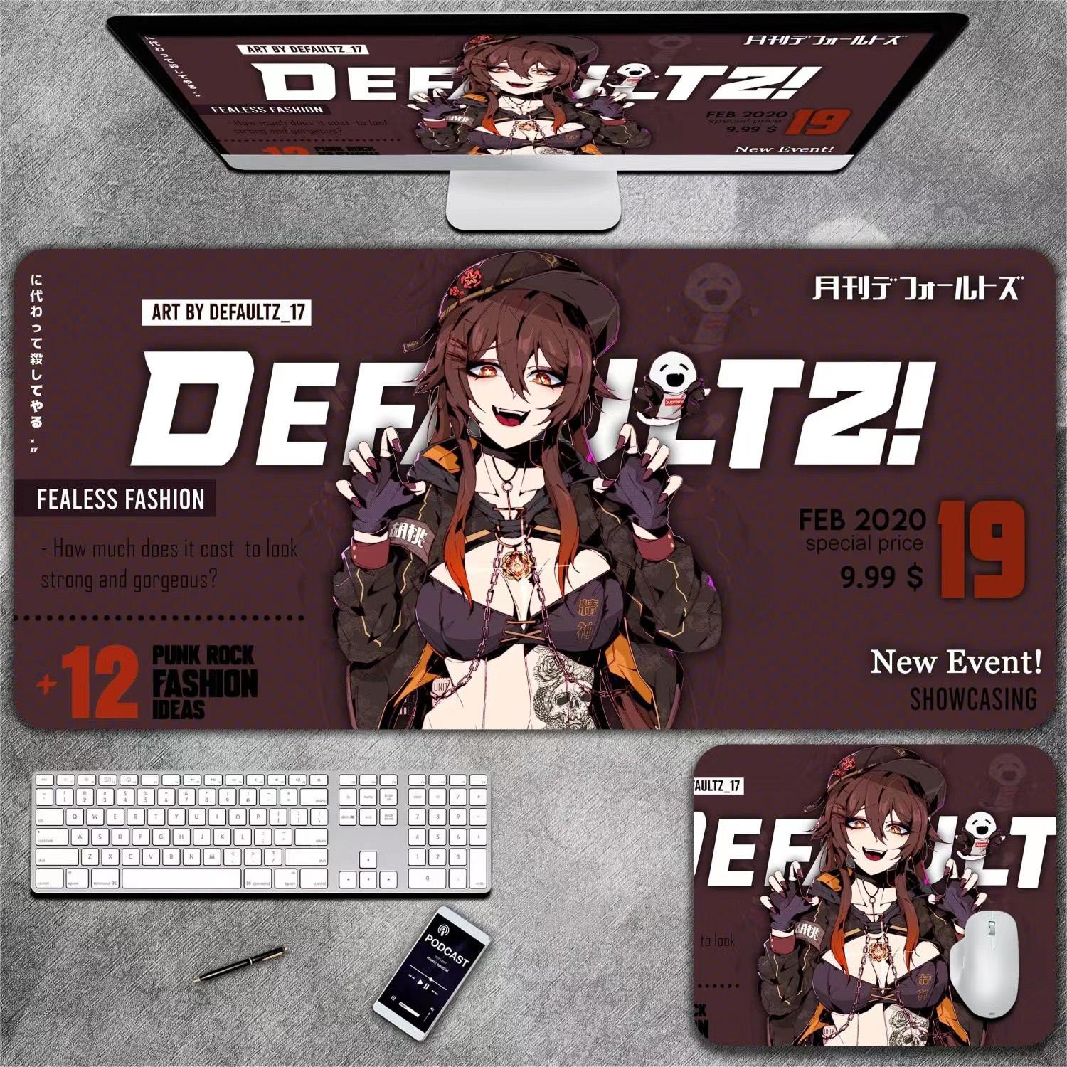 

Коврик для клавиатуры и мыши в стиле аниме для девочек, подходящий для киберспорта, офиса и настольного использования.