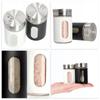 KADAX Salt Shaker and Pepper Shaker Set 2x90ml Container for Salt Pepper Steel