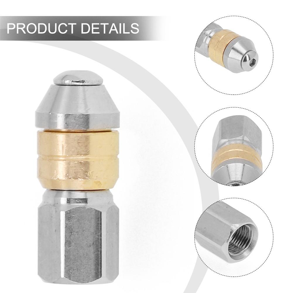 1/8\" Inch Pipe Cleaning Nozzle Pressure Washer Parts